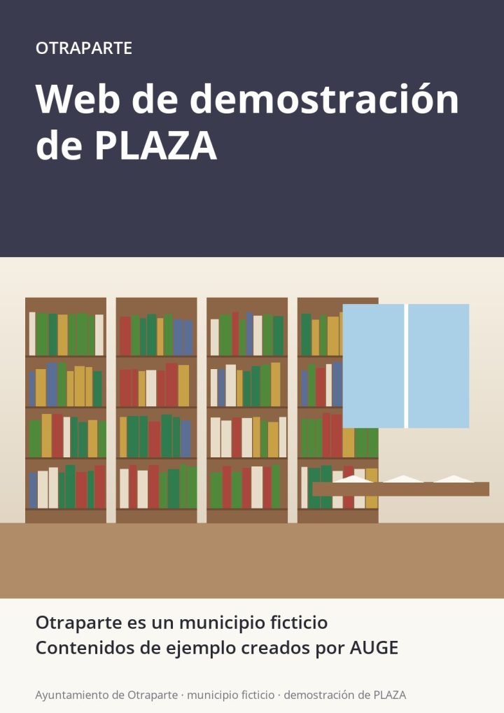 Aviso: esta web es una demostración de PLAZA y Otraparte es un municipio ficticio